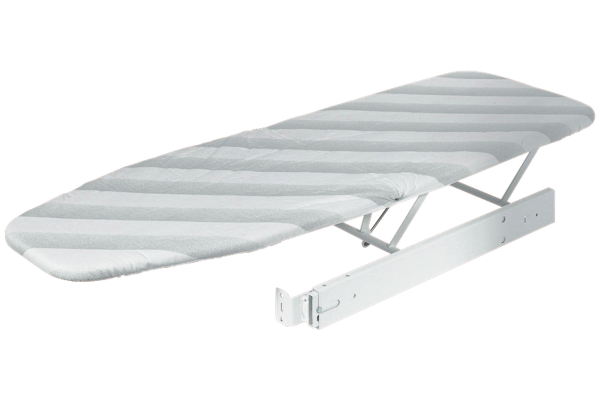 Ironing board, Ironfix, for installation behind drawer front panel
