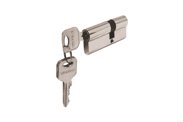 PC 03 Double cyl. nickel 35x35mm