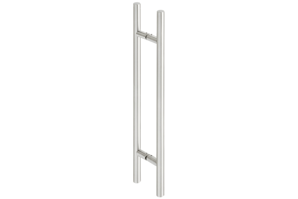 Pull Handles for Sliding Doors, Stainless steel, on both sides, round
