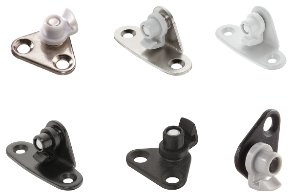 قوس تثبيت بالبراغي (Screw-on Bracket)، للخزانة، من الفولاذ