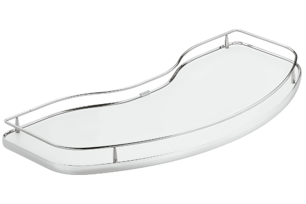 طقم رفوف | لتجهيز خزانة زاوية بنظام نصف دائري (كاروسيل)