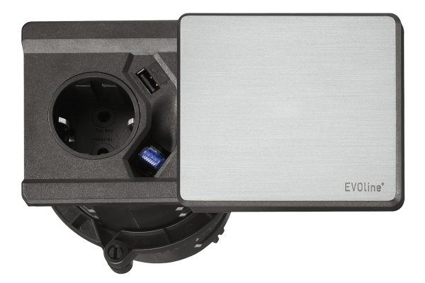 Socket element, Slide, 230 V