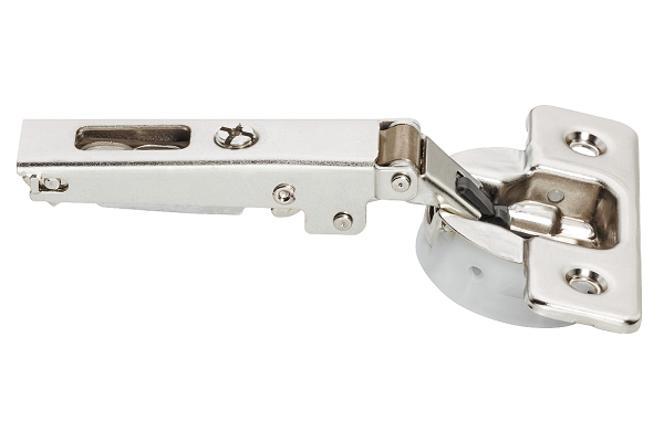 مفصلة مخفية، Häfele Metalla 510 A/SM، زاوية فتح 110°، تركيب تغطية كاملة